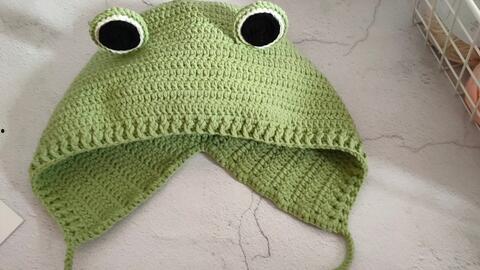 成人女护耳帽编织视频,轻松编织时尚成人女护耳帽